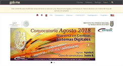 Desktop Screenshot of citedi.mx